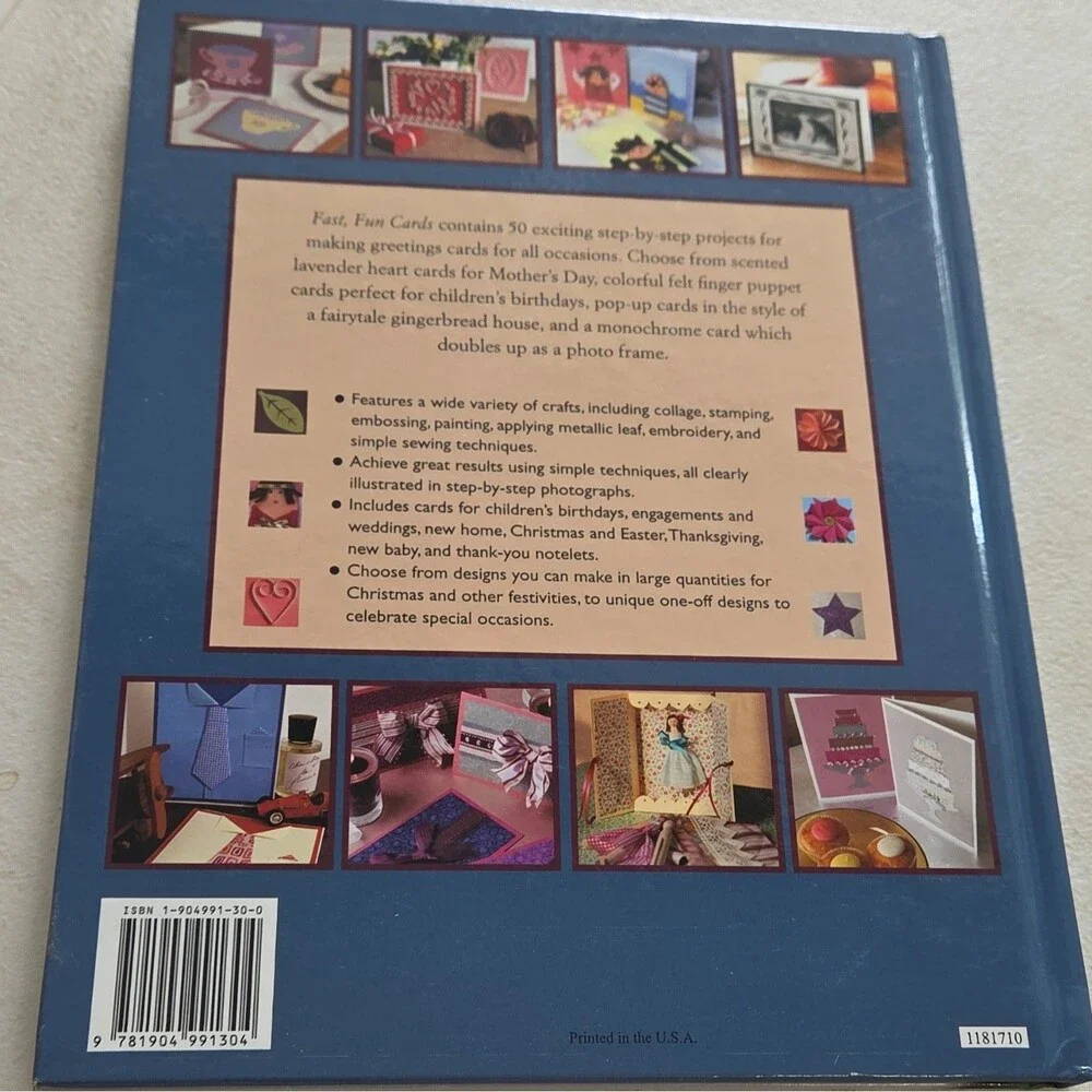 Emma Hardy Fast, Fun Cards Card Making Instructions Paperback 50 Step-by-Step